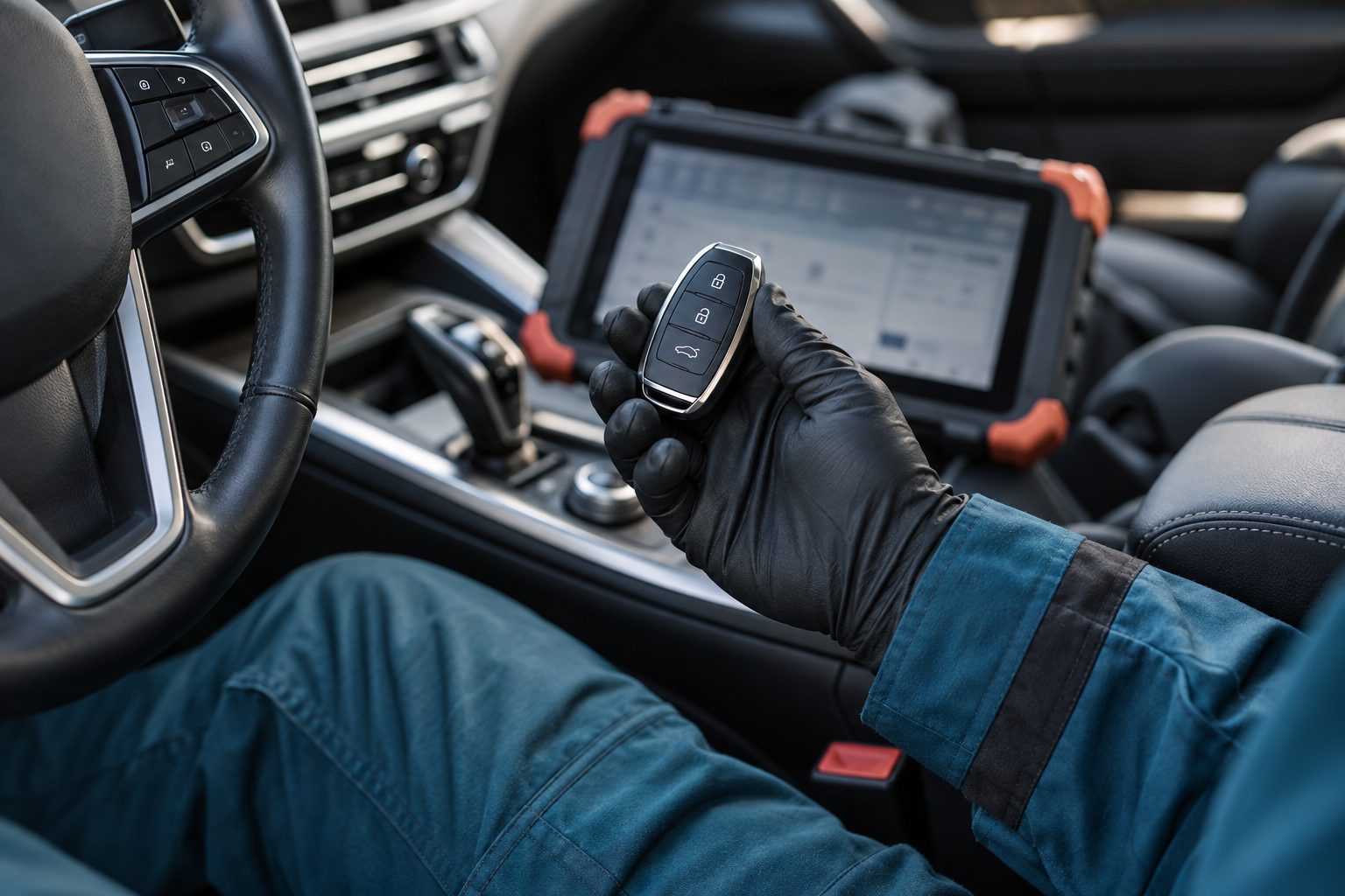 Vehicle key fob programming