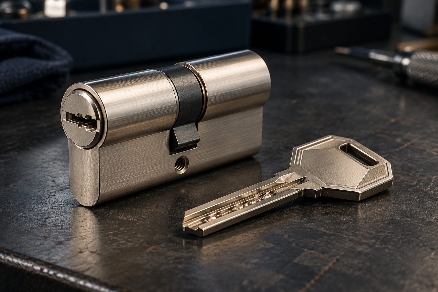 High security lock hardware